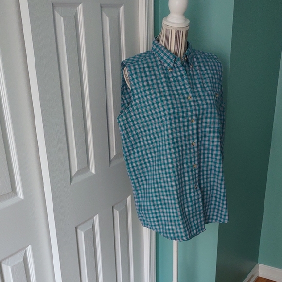 Vintage Northern Reflection Sleeveless Shirt Ladies Size L - Picture 1 of 14